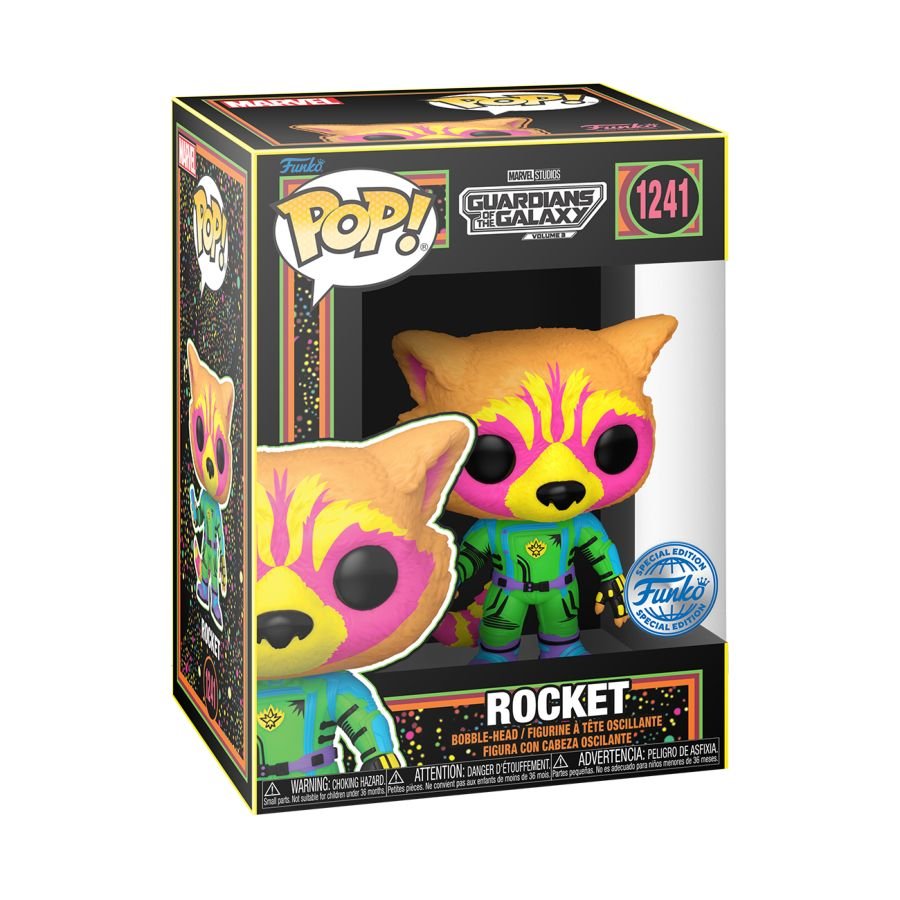 Funko Pop! Marvel: Guardians of the Galaxy – Rocket #1241 (Special Edition Figure)