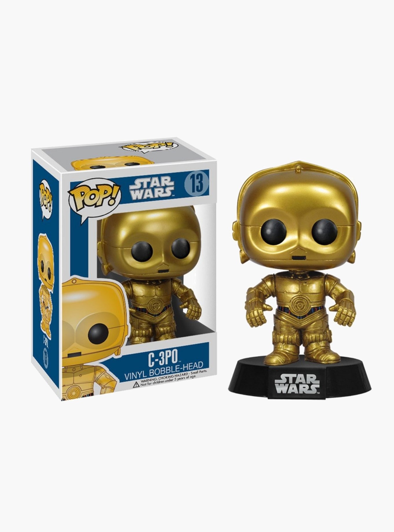 Funko Pop! Star Wars: C-3PO #13 – Classic Gold Collector Figure