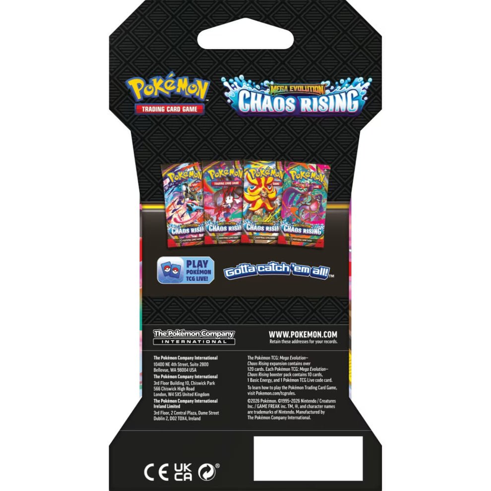 Pokémon: Mega Evolution - Chaos Rising: Sleeved Booster Pack - Image 2