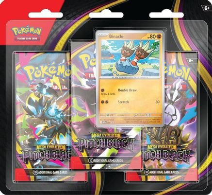 Pokemon Mega Evolution – Pitch Black 3 Pack Blister
